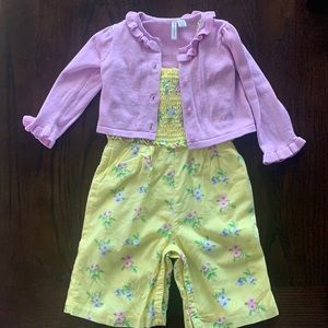 Janie and jack jumpsuit with cardigan size 12-18 month